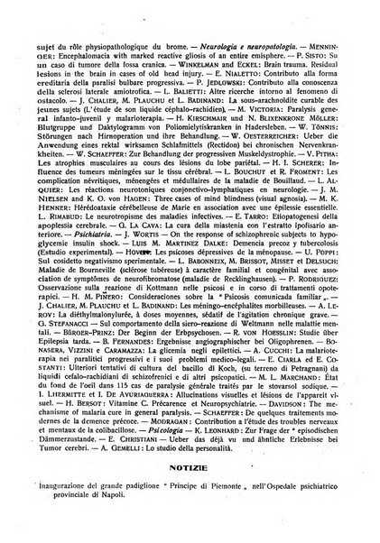 L'ospedale psichiatrico rivista di psichiatria, neurologia e scienze affini