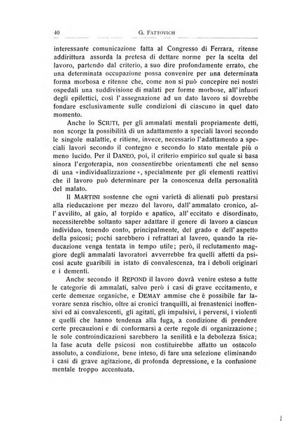 L'ospedale psichiatrico rivista di psichiatria, neurologia e scienze affini