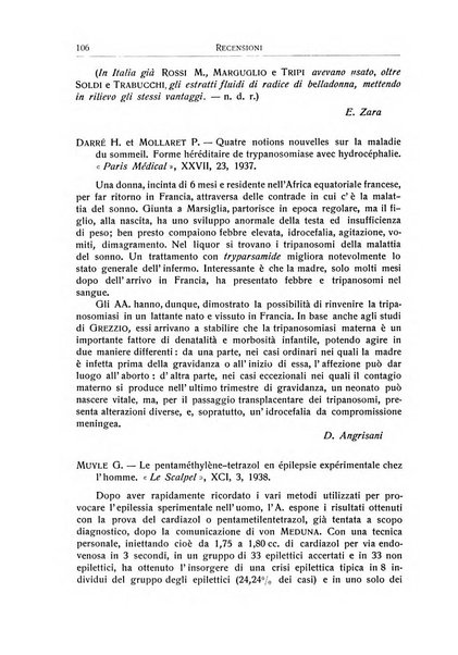 L'ospedale psichiatrico rivista di psichiatria, neurologia e scienze affini