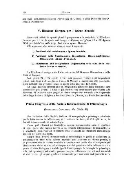 L'ospedale psichiatrico rivista di psichiatria, neurologia e scienze affini