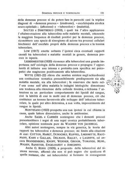 L'ospedale psichiatrico rivista di psichiatria, neurologia e scienze affini