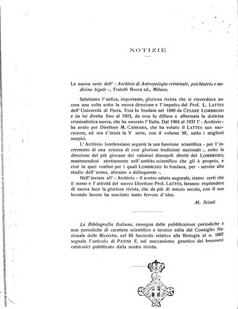 L'ospedale psichiatrico rivista di psichiatria, neurologia e scienze affini