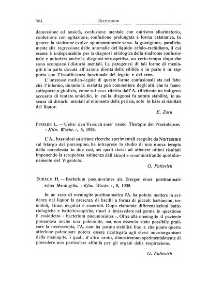 L'ospedale psichiatrico rivista di psichiatria, neurologia e scienze affini