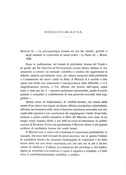 L'ospedale psichiatrico rivista di psichiatria, neurologia e scienze affini