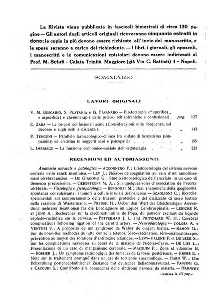 L'ospedale psichiatrico rivista di psichiatria, neurologia e scienze affini