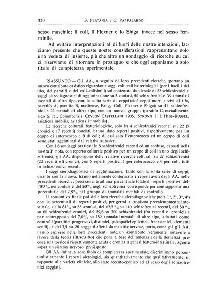 L'ospedale psichiatrico rivista di psichiatria, neurologia e scienze affini