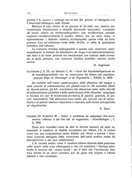 L'ospedale psichiatrico rivista di psichiatria, neurologia e scienze affini