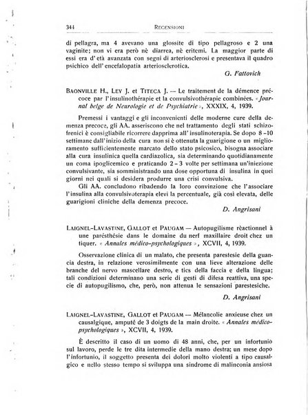 L'ospedale psichiatrico rivista di psichiatria, neurologia e scienze affini