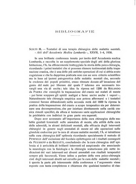 L'ospedale psichiatrico rivista di psichiatria, neurologia e scienze affini