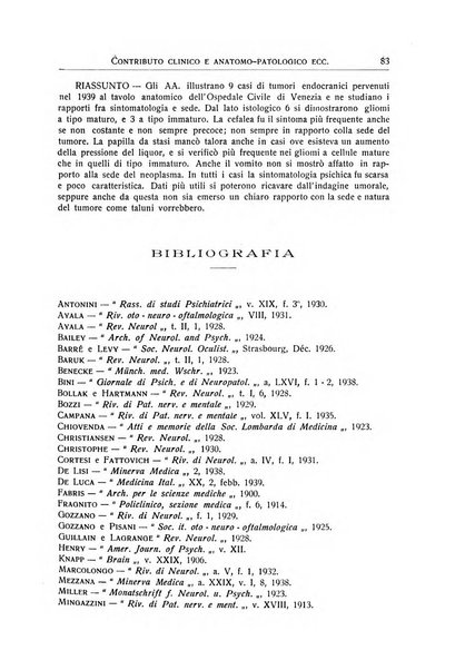 L'ospedale psichiatrico rivista di psichiatria, neurologia e scienze affini