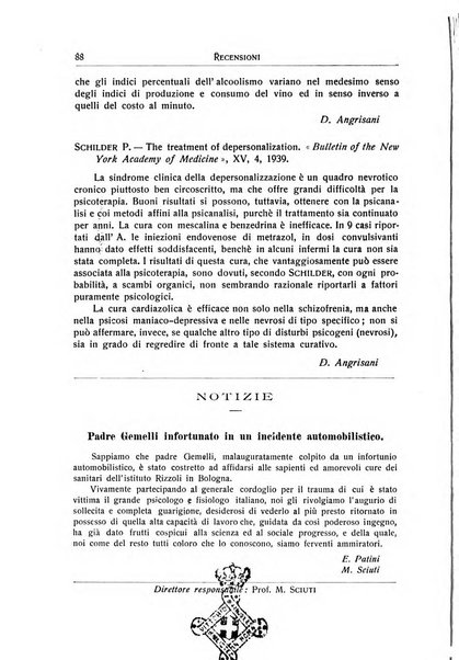 L'ospedale psichiatrico rivista di psichiatria, neurologia e scienze affini