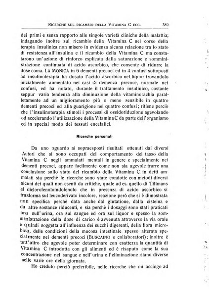 L'ospedale psichiatrico rivista di psichiatria, neurologia e scienze affini