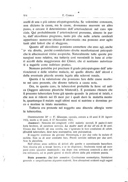 L'ospedale psichiatrico rivista di psichiatria, neurologia e scienze affini