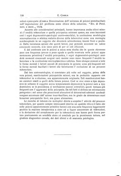 L'ospedale psichiatrico rivista di psichiatria, neurologia e scienze affini