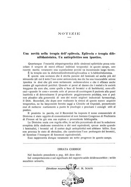 L'ospedale psichiatrico rivista di psichiatria, neurologia e scienze affini