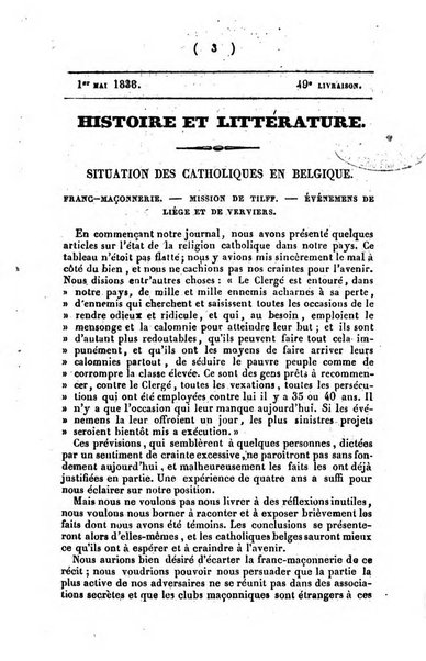 Journal historique et litteraire