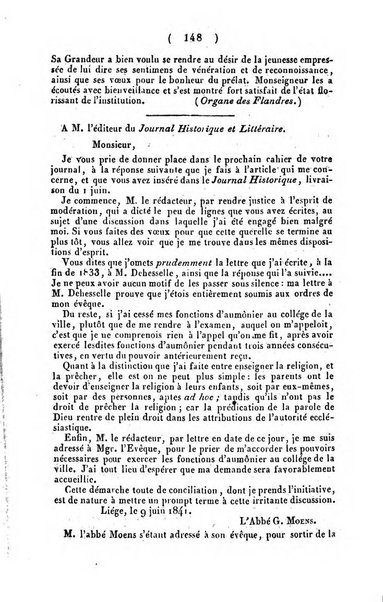 Journal historique et litteraire