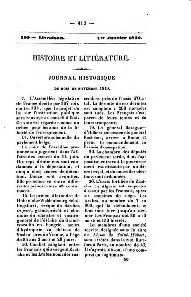 Journal historique et litteraire