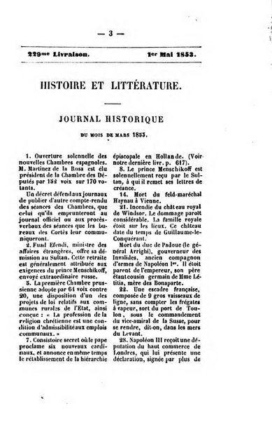 Journal historique et litteraire