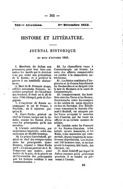 Journal historique et litteraire