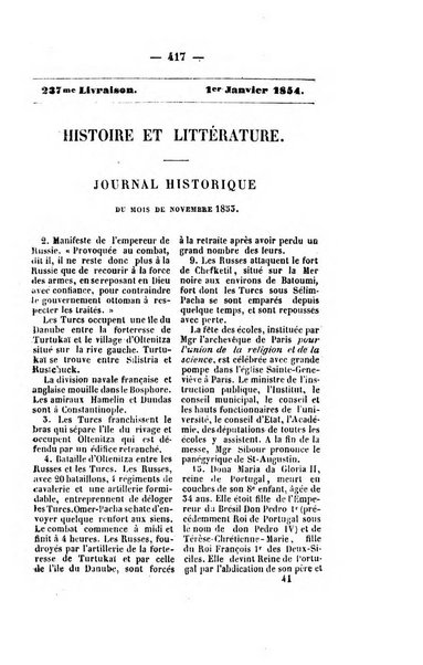 Journal historique et litteraire