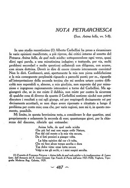 Convivium rivista di lettere filosofia e storia