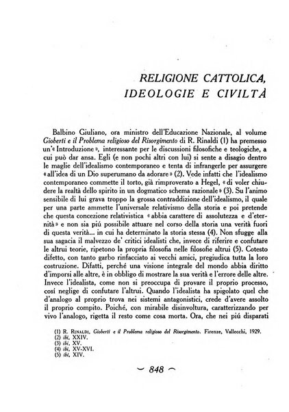 Convivium rivista di lettere filosofia e storia