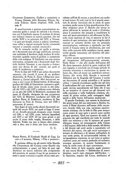 Convivium rivista di lettere filosofia e storia