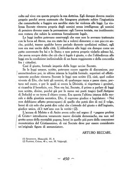 Convivium rivista di lettere filosofia e storia