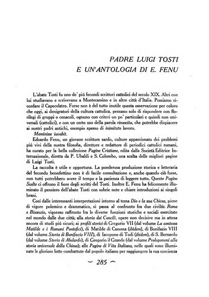 Convivium rivista di lettere filosofia e storia