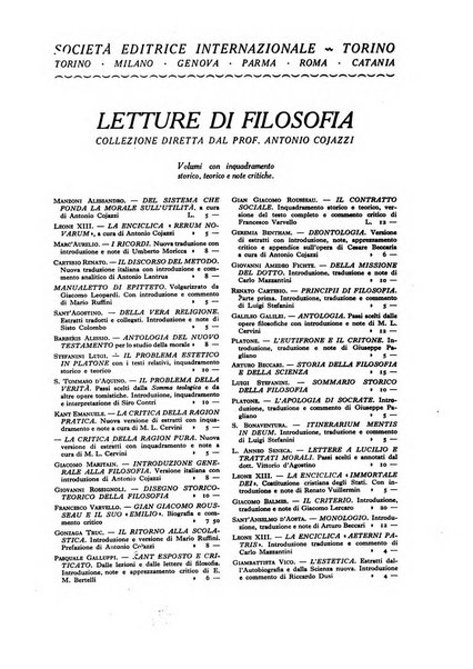 Convivium rivista di lettere filosofia e storia