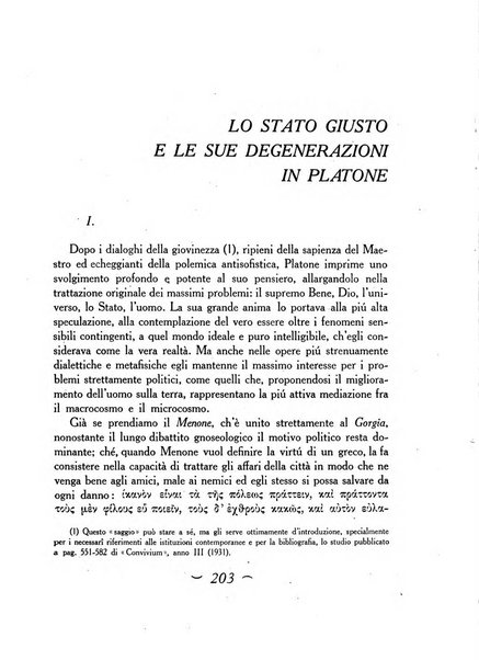 Convivium rivista di lettere filosofia e storia