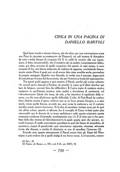 Convivium rivista di lettere filosofia e storia