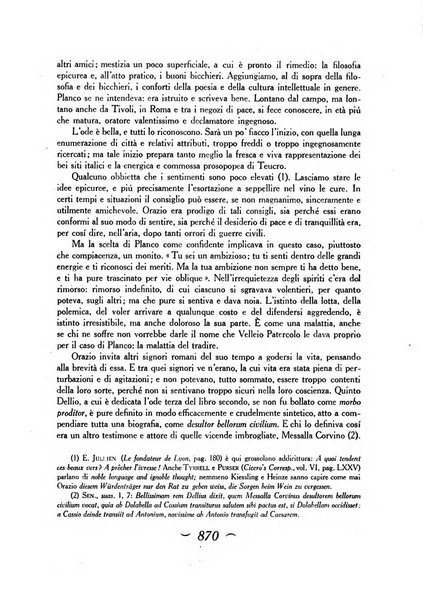 Convivium rivista di lettere filosofia e storia