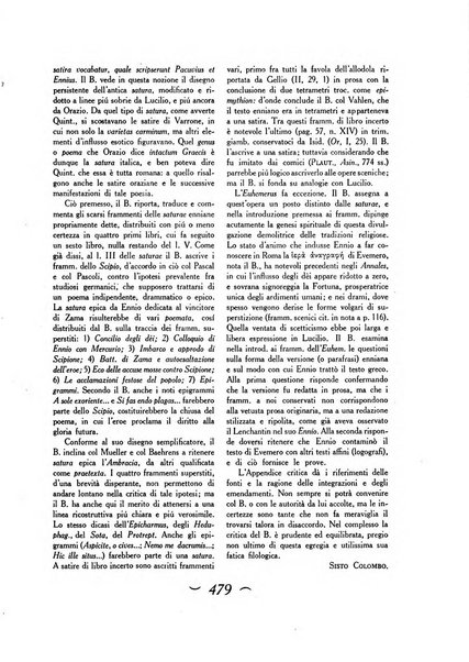 Convivium rivista di lettere filosofia e storia