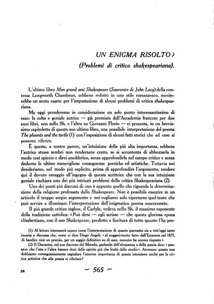 Convivium rivista di lettere filosofia e storia