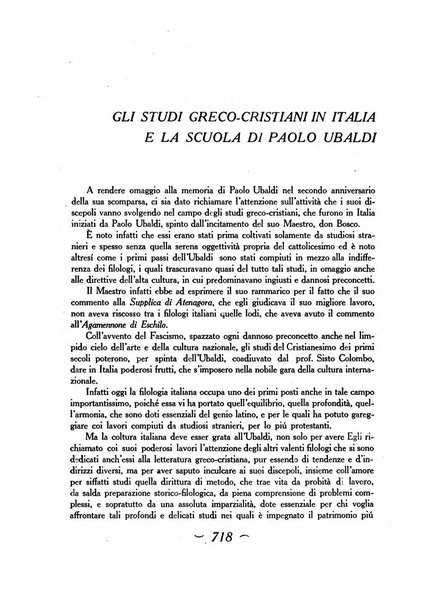 Convivium rivista di lettere filosofia e storia