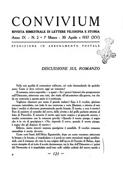 Convivium rivista di lettere filosofia e storia