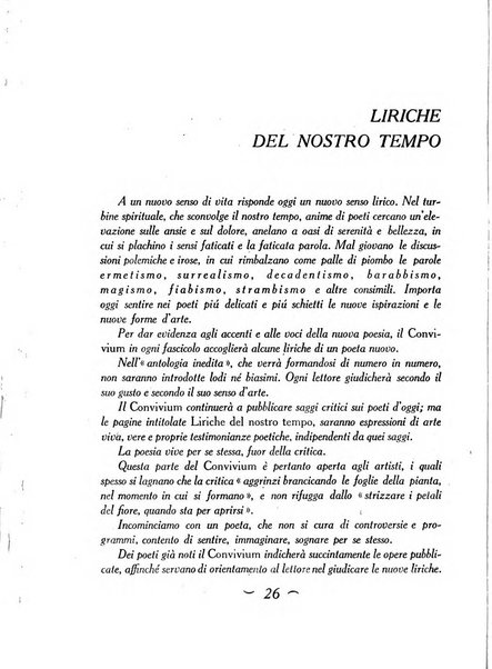 Convivium rivista di lettere filosofia e storia