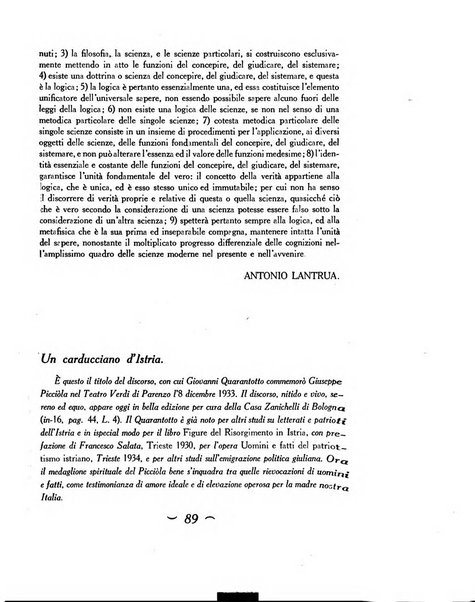 Convivium rivista di lettere filosofia e storia