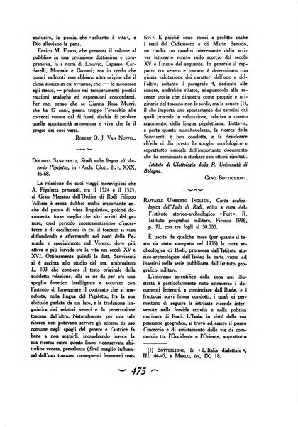 Convivium rivista di lettere filosofia e storia