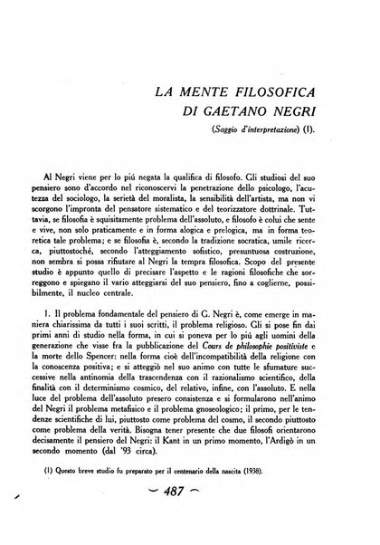 Convivium rivista di lettere filosofia e storia