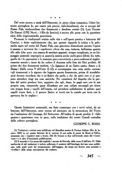 Convivium rivista di lettere filosofia e storia