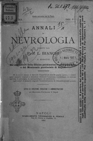 Annali di nevrologia