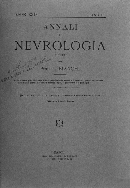 Annali di nevrologia