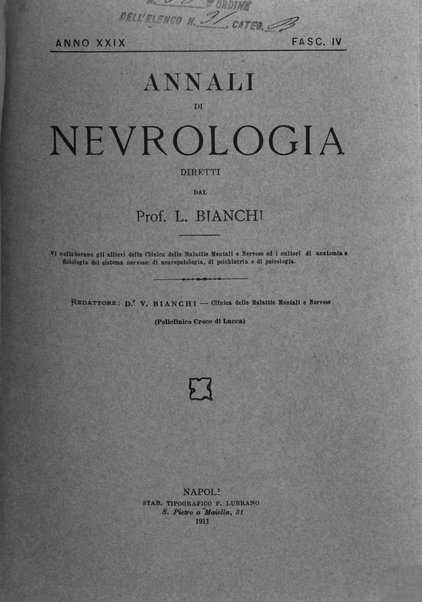 Annali di nevrologia