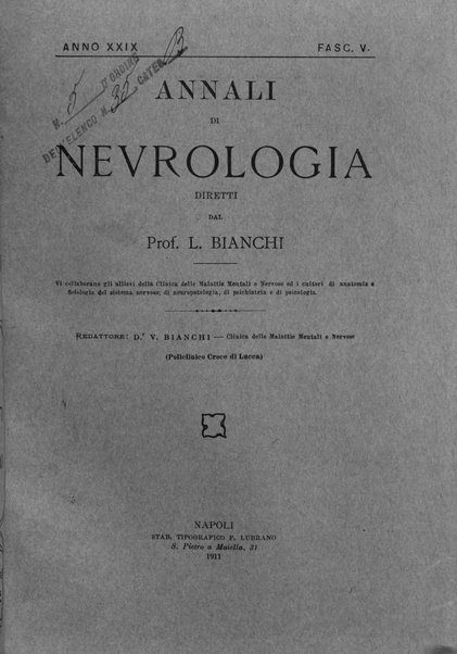 Annali di nevrologia