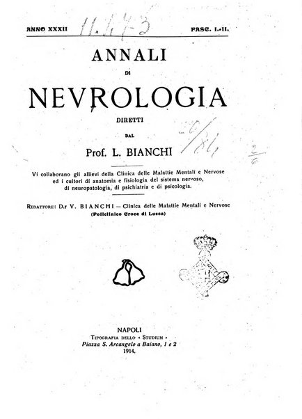 Annali di nevrologia