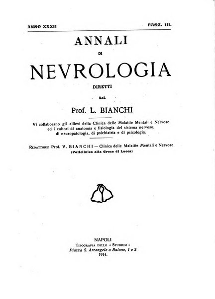 Annali di nevrologia