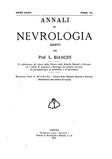 Annali di nevrologia